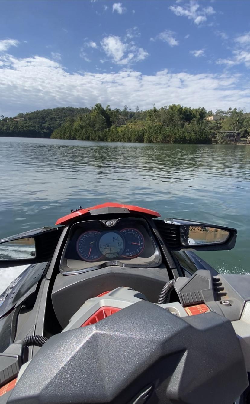 Manopole Bloccabili Nere E Rosse Per Manubrio 7/8, Per Jet-ski, Bici, Sea-Doo